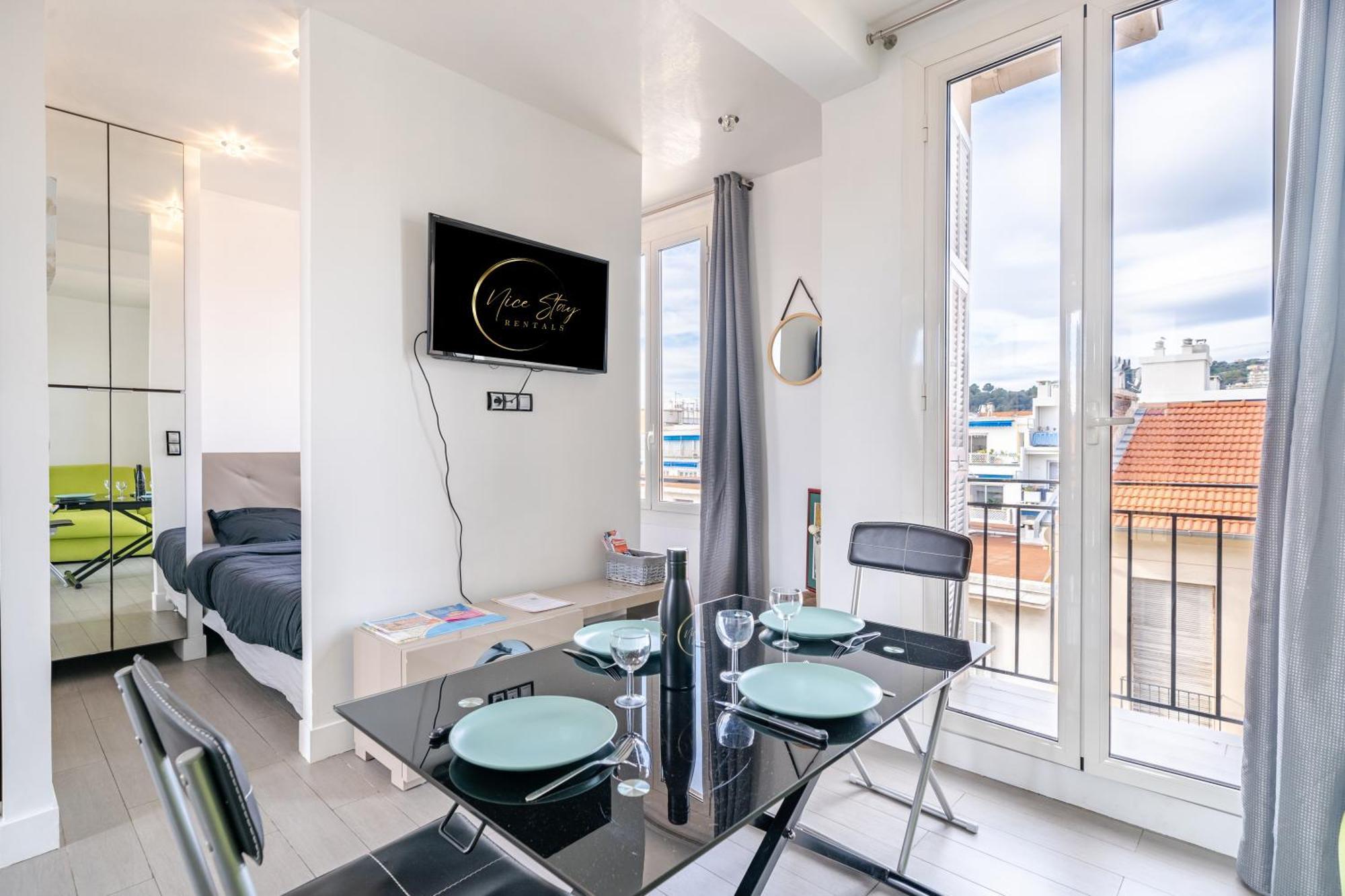 Top Floor Terrace - Dernier Etage Terrasse Cosy Nicea Zewnętrze zdjęcie
